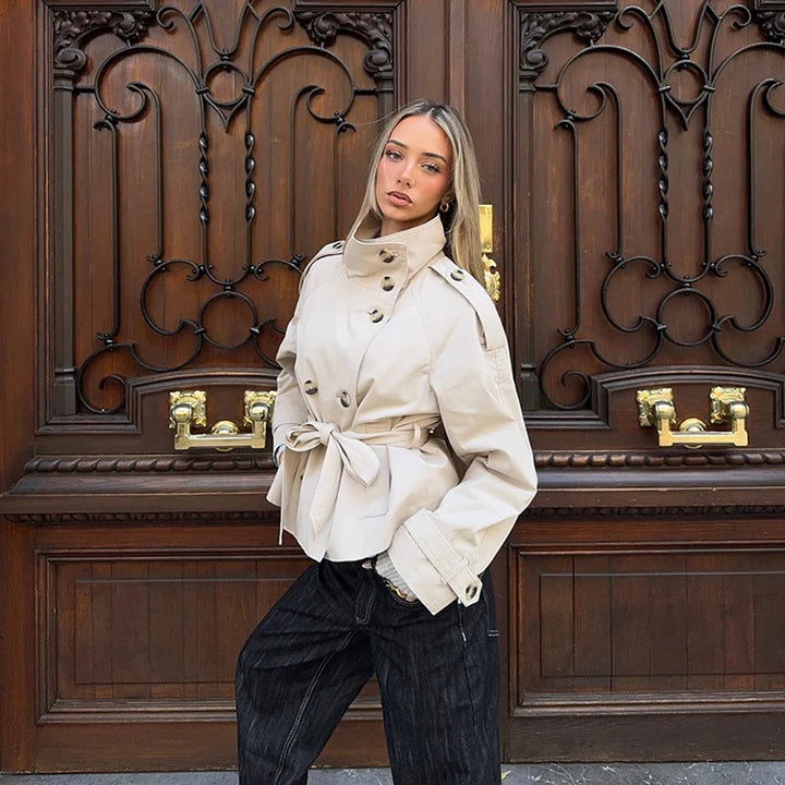 Genevra Double Breasted Trench