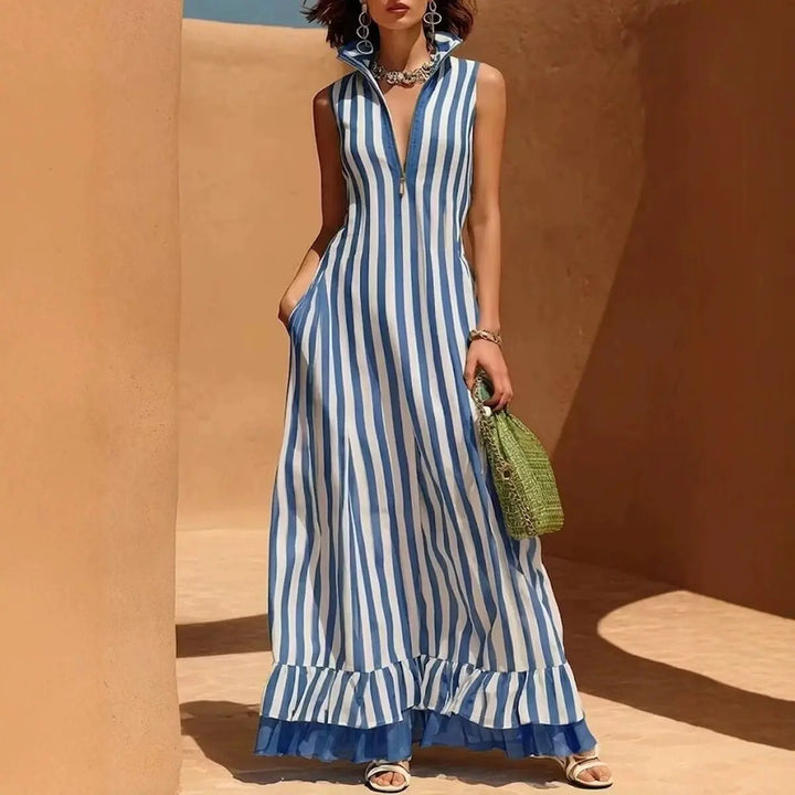 Georgia Striped Maxi Dress