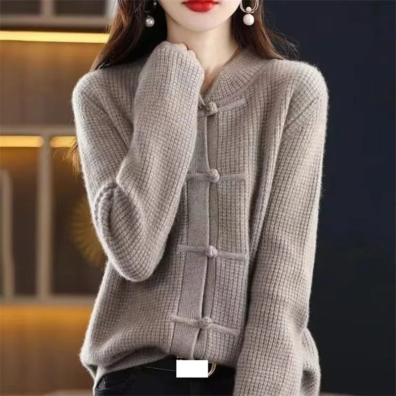 Brielle Stand Collar Sweater