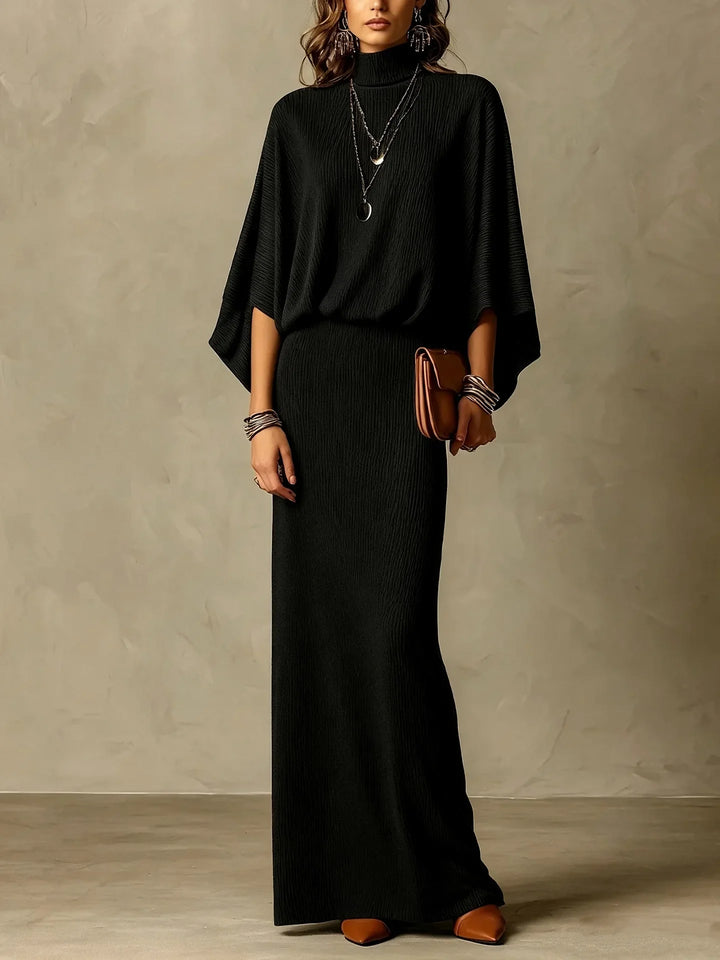 Ines Ribbed Knit Skirt Set