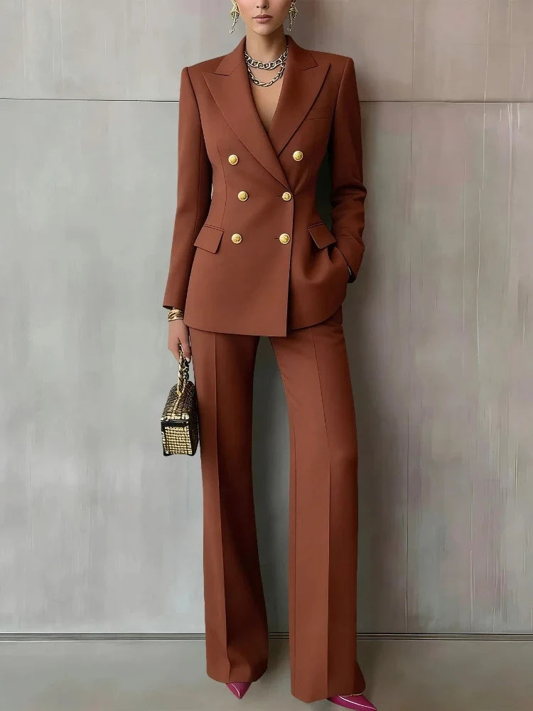 Valentina Double Breasted Pantsuit