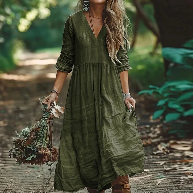 Leonara Long Sleeve Maxi Dress