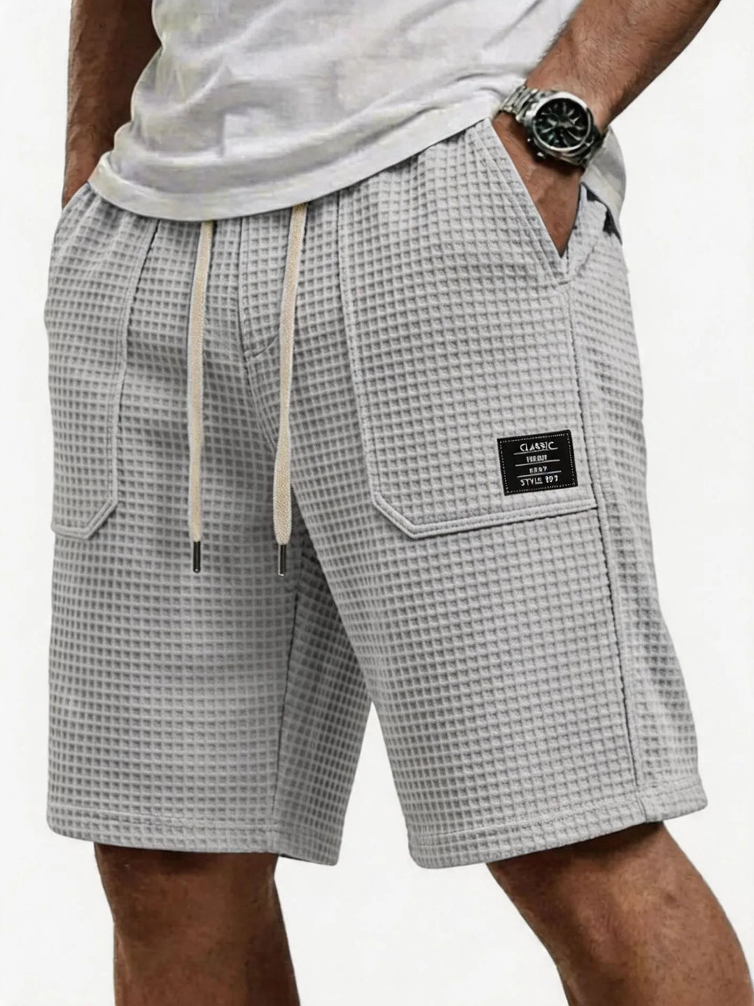 George Waffle Knit Shorts