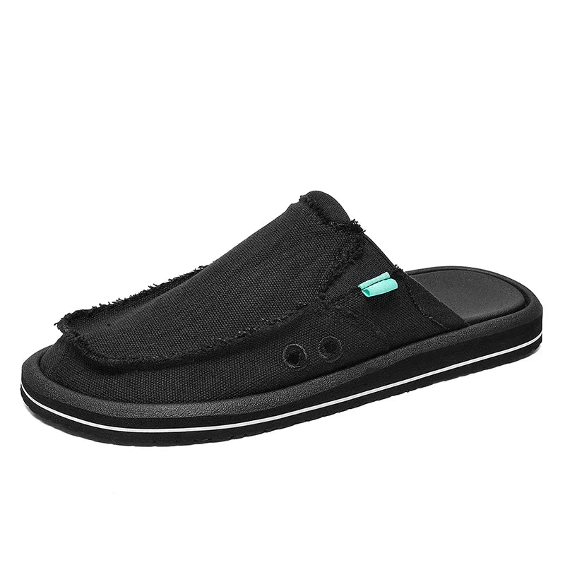 Dorvin Canvas Mule Slippers