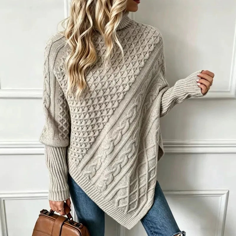 Fiorella Asymmetric Hem Sweater