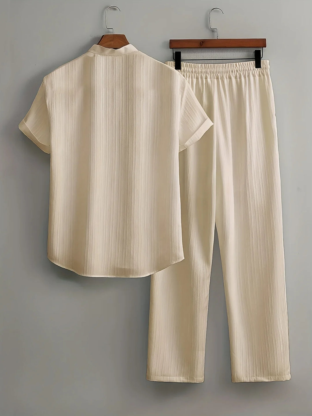 Brooks Comfortable Button Down Pants Set