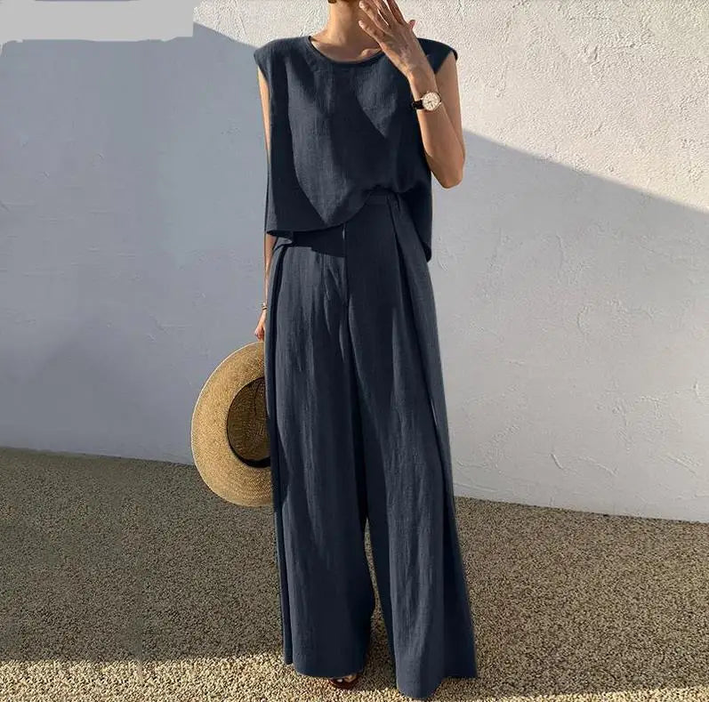 Emilia Chic Relaxed Linen Set