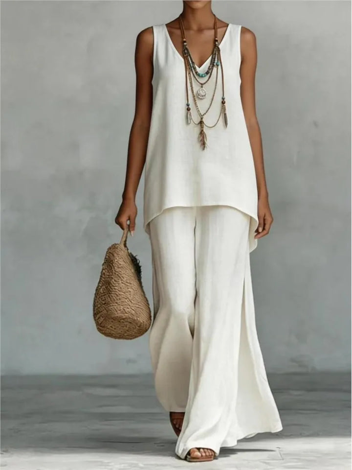 Madina Wide Leg Matching Set