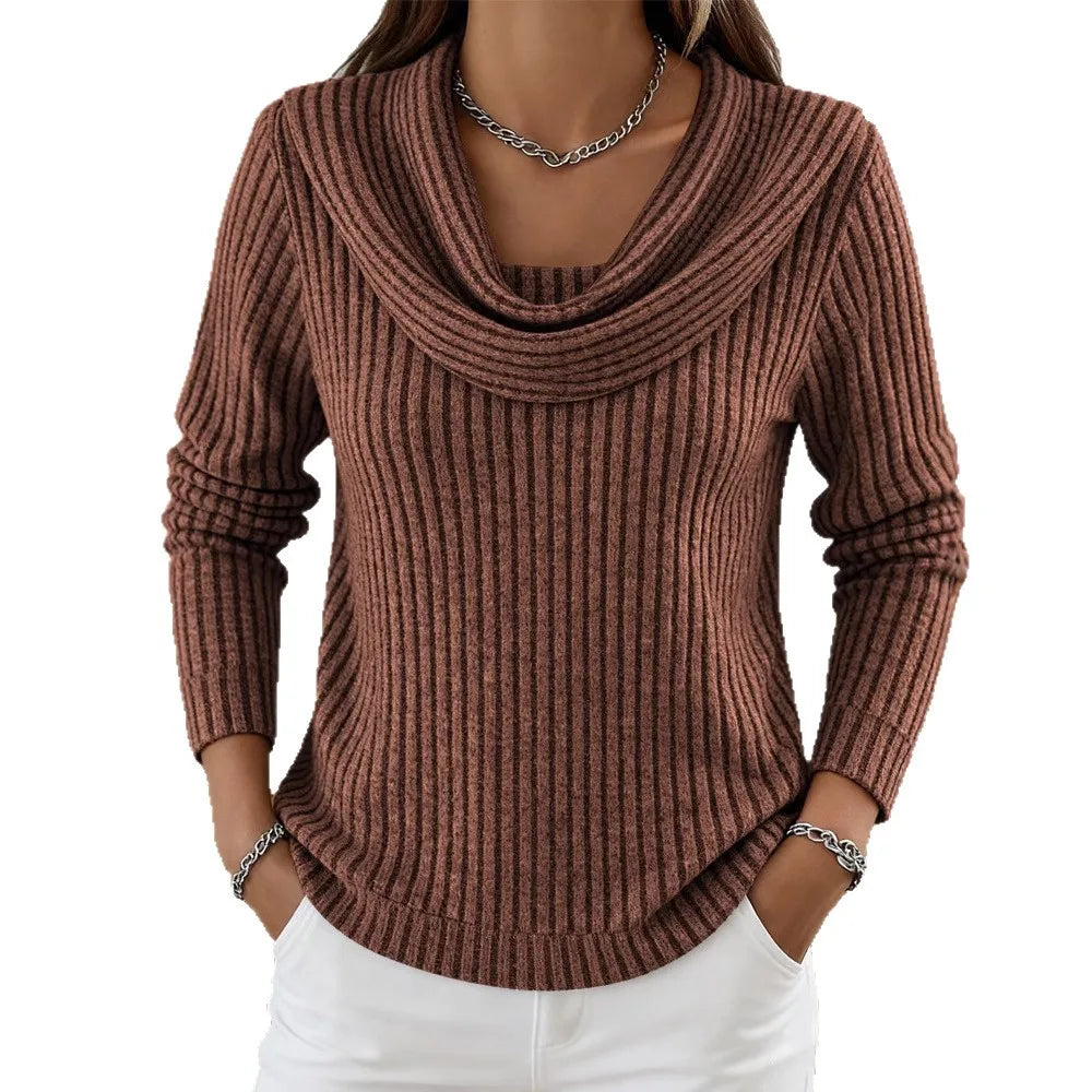 Ysolde Cowl Neck Sweater