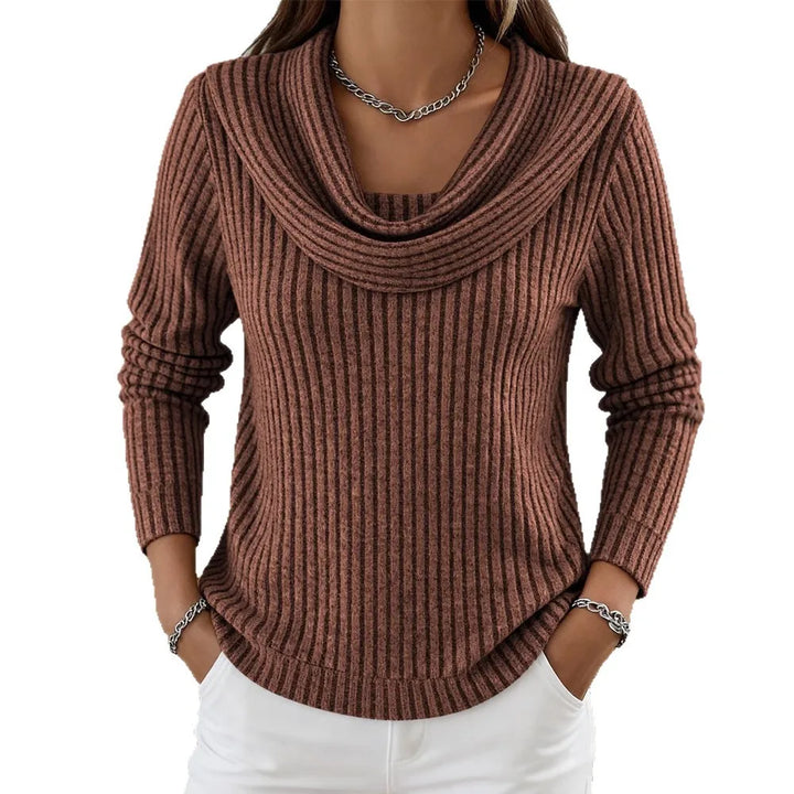 Ysolde Cowl Neck Sweater