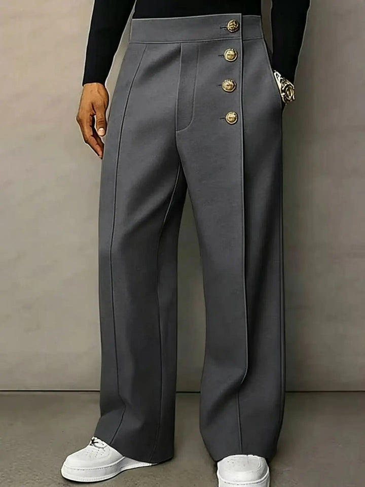 Torian Button Front Trousers