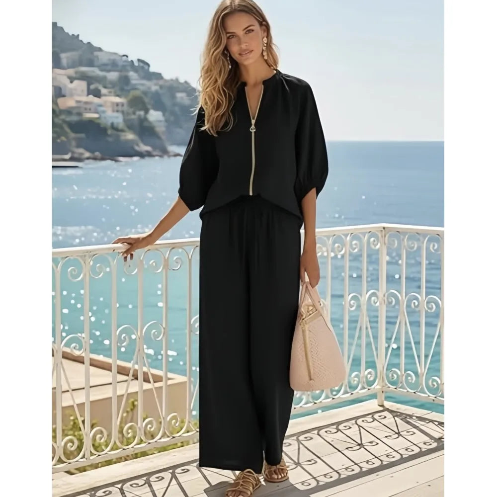 Lizbeth Relaxed Trouser Set