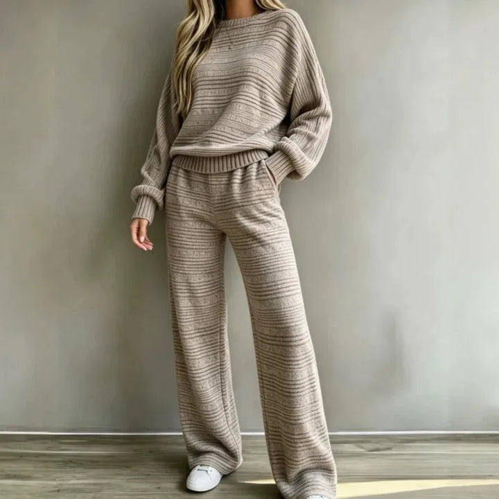 Chaya Cozy Stripe Matching Set
