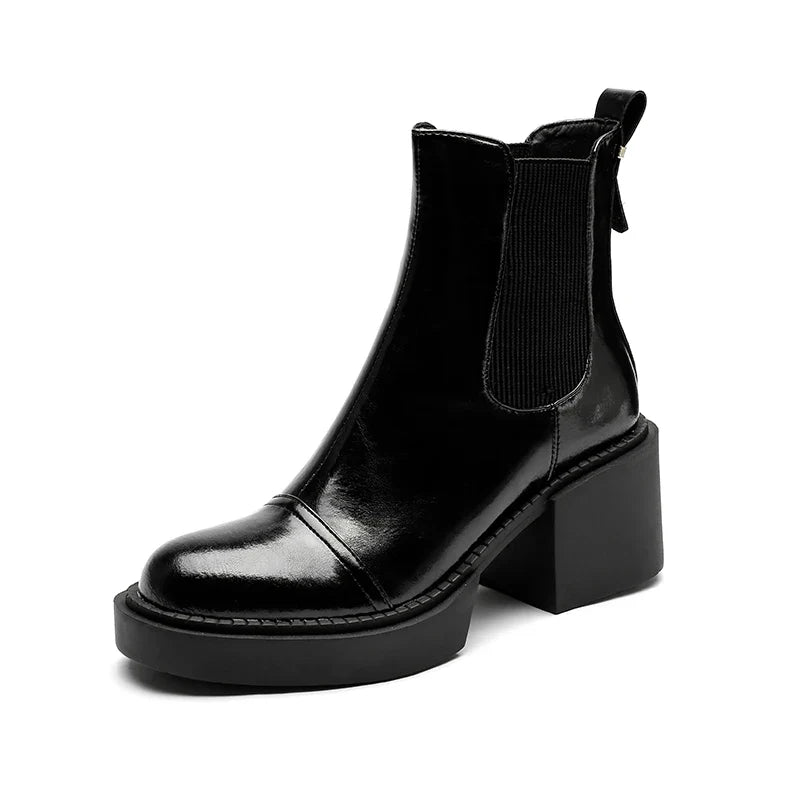 Nathalie Platform Chelsea Boots
