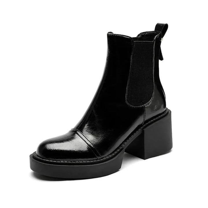 Nathalie Platform Chelsea Boots