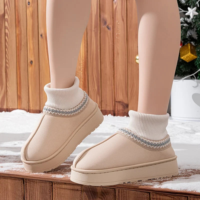 Posie Platform Plush Boot