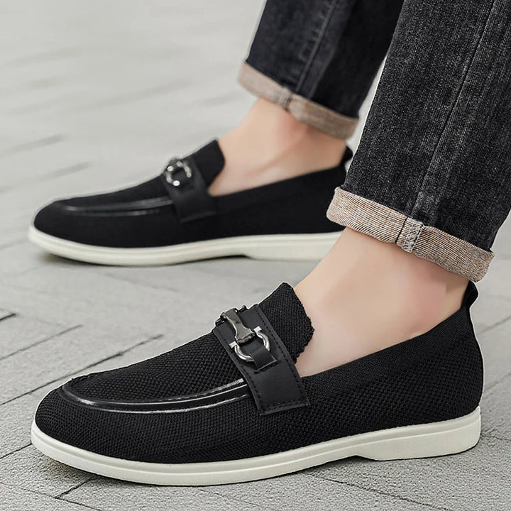 Luciano Breathable Knit Loafers