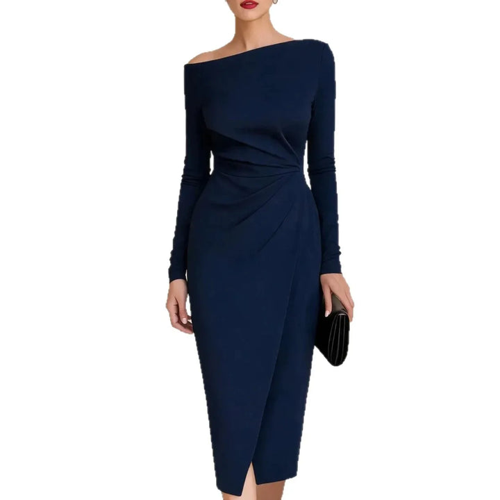 Bianca Twisted Waist Midi Dress
