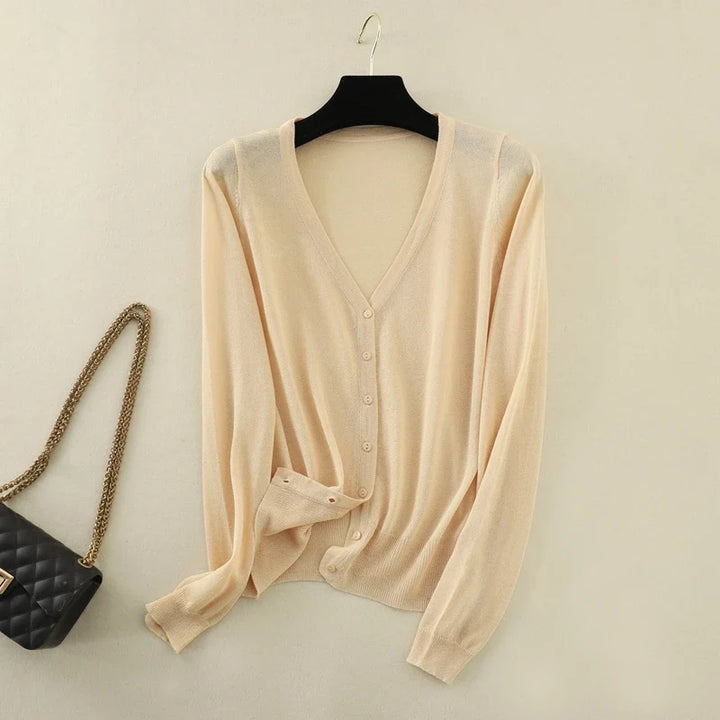 Nevaeh Ice Silk Cardigan