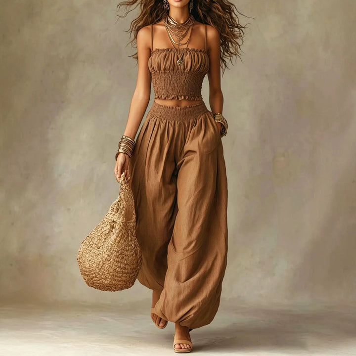 Mila Wide Leg Two-Piece Set