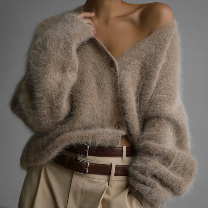 Laurel Soft Mink Cardigan