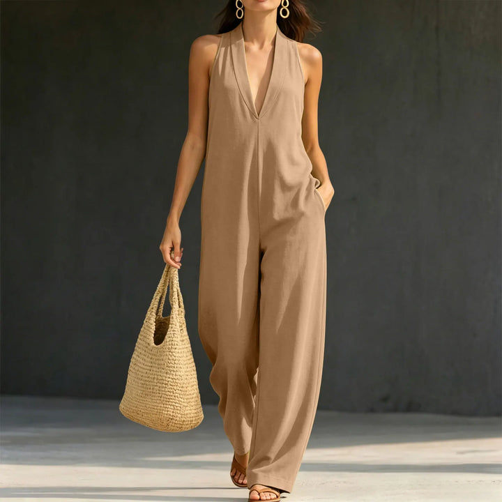 Avionne Comfortable Wide Leg Jumpsuit