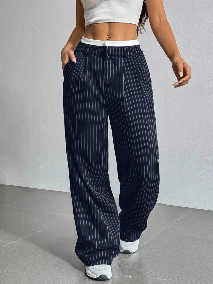 Emiara Classic Striped Pants