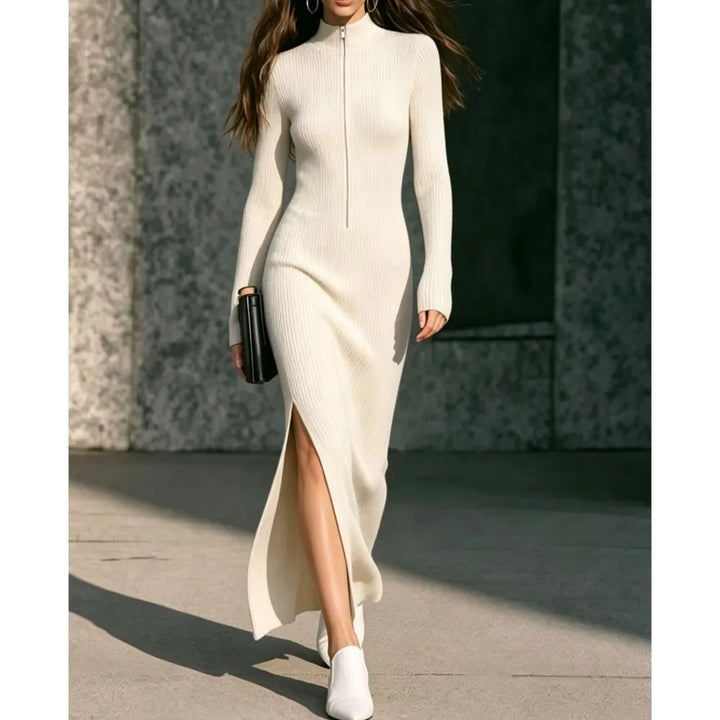 Kayla Ribbed Long Dress