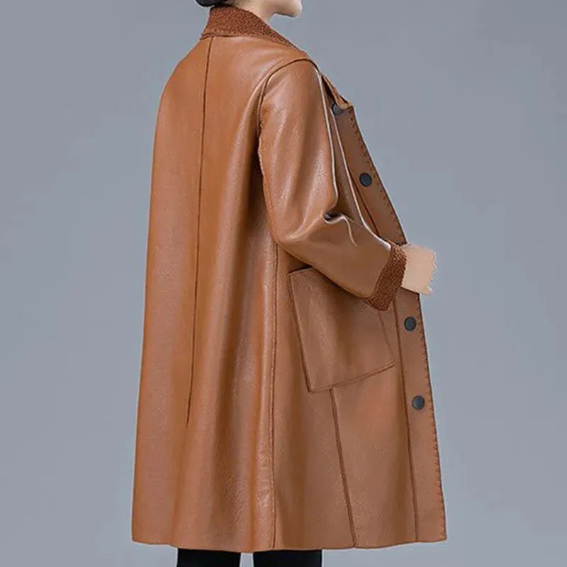 Evadne Shearling Collar Jacket