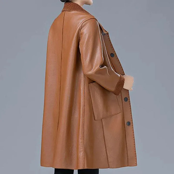 Evadne Shearling Collar Jacket
