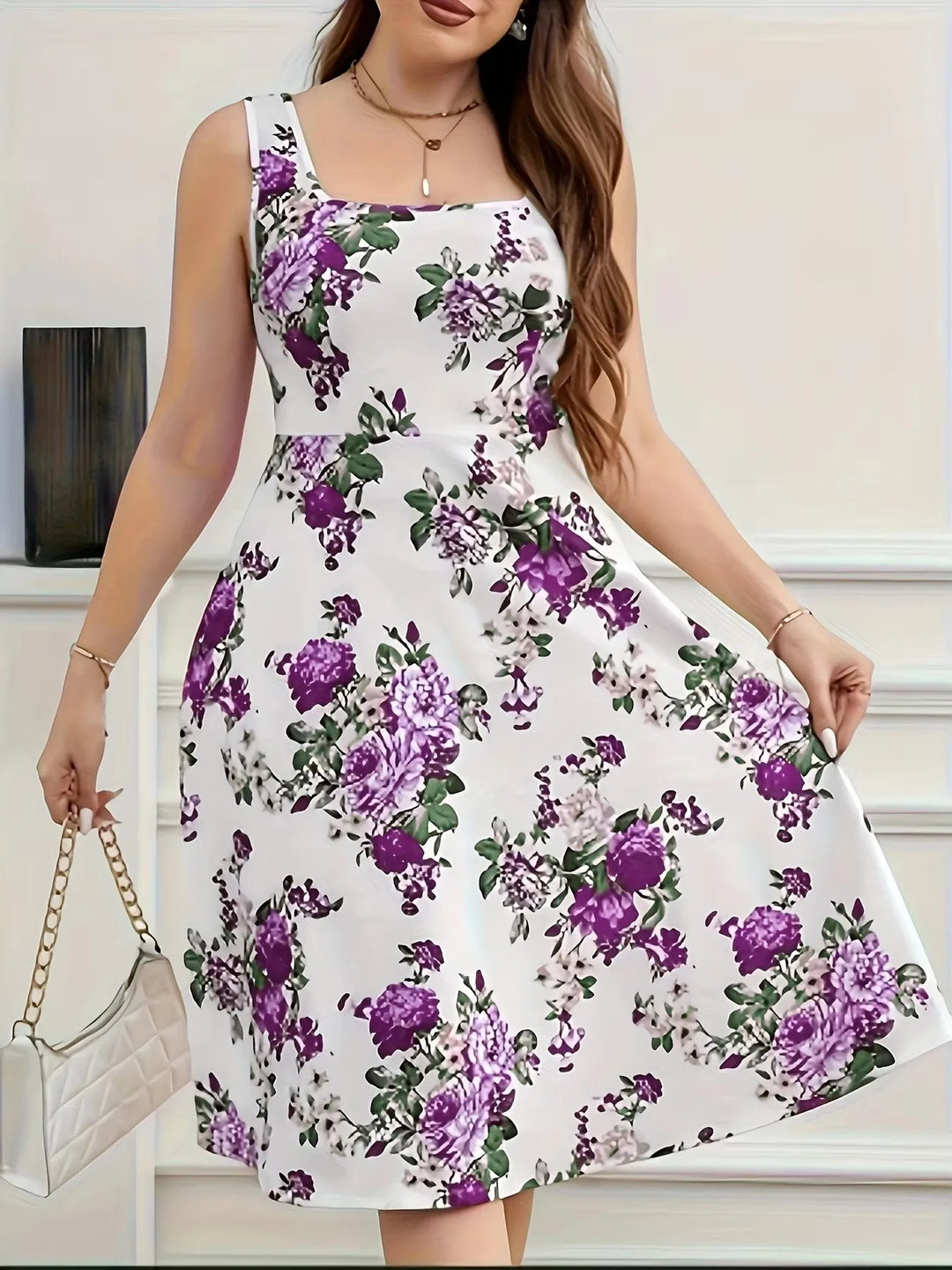 Minerva Floral Midi Dress