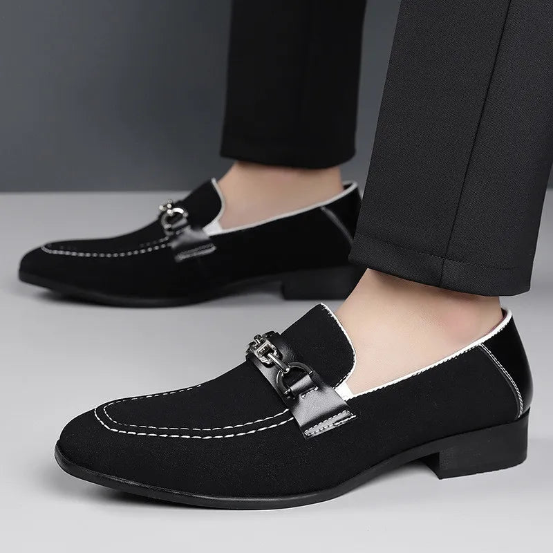 Dunhill Refined Suede Loafers