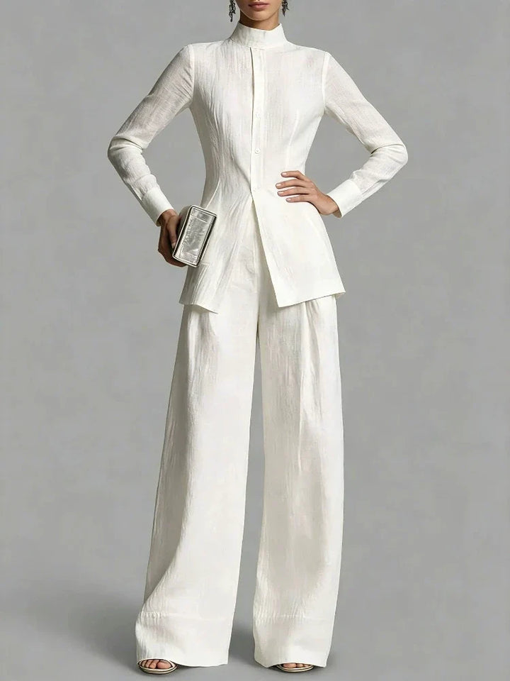 Miravel Peplum Two-Piece Set