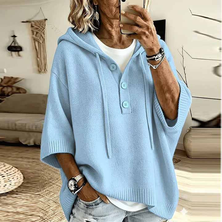 Eleanor Hooded Knit Pullover