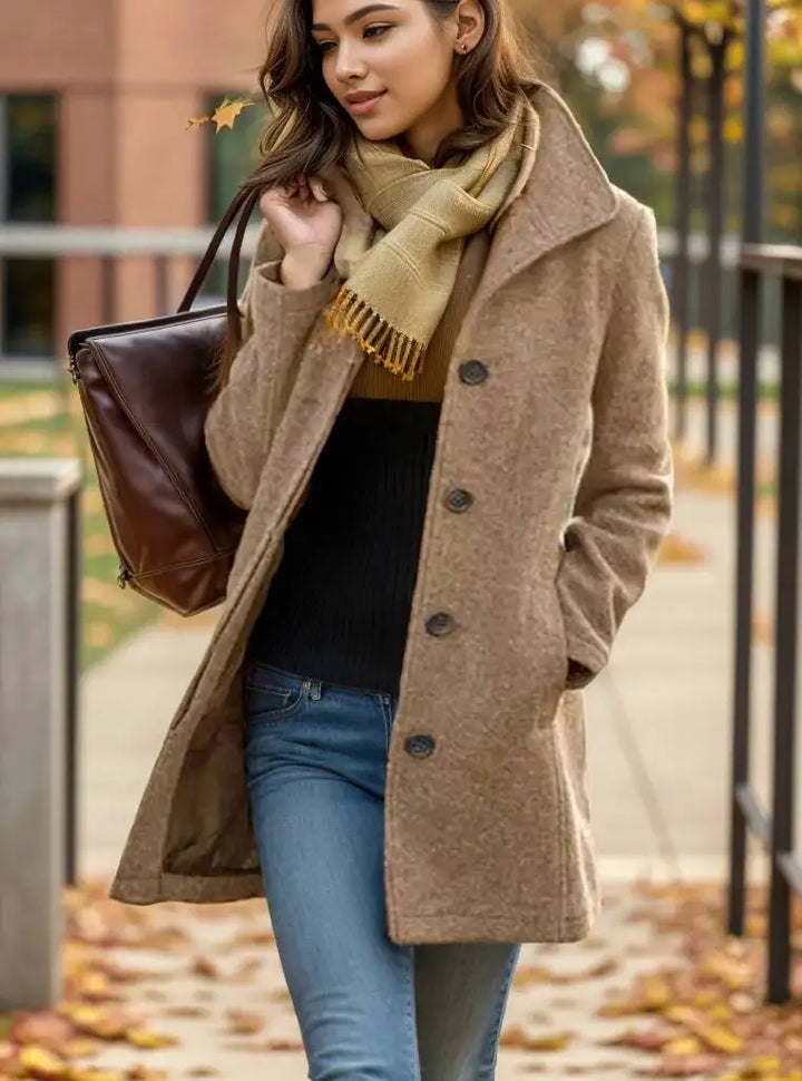 Noemi Single Breasted Coat