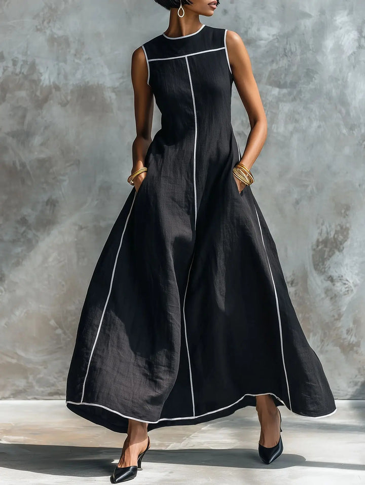 Linnea Elegant Flowy Maxi Dress