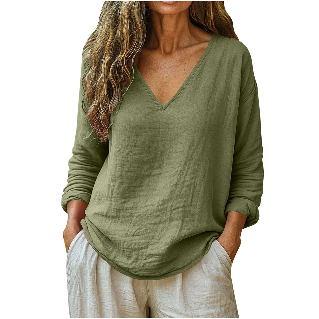 Bianca Breathable Long Sleeve Casual Top