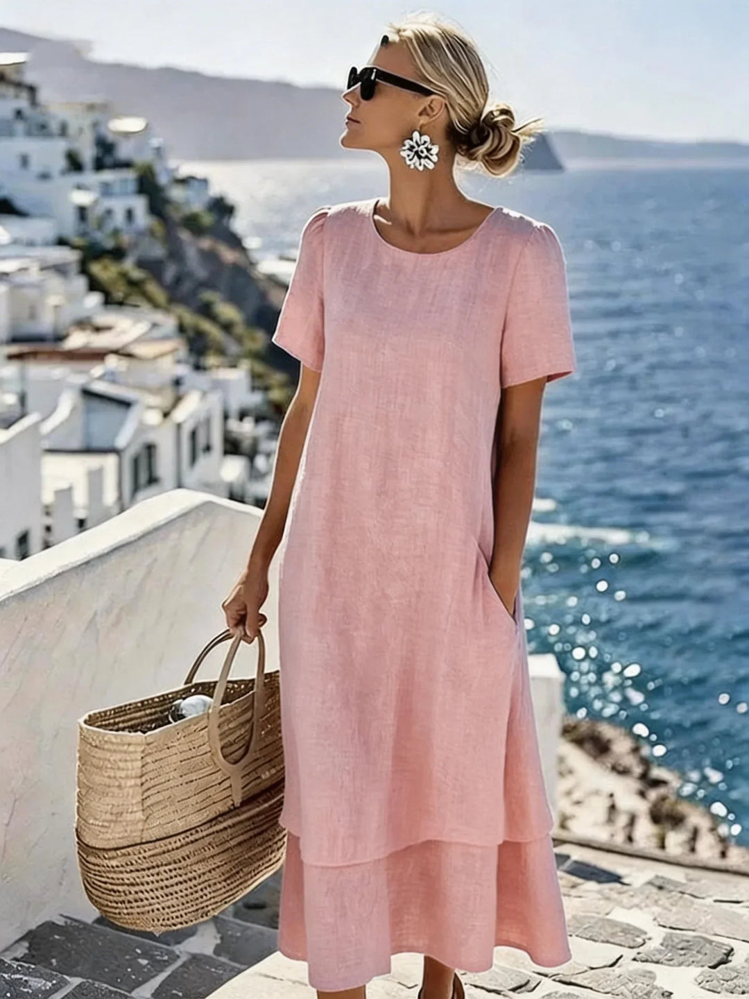 Anora Effortless Comfortable Midi Dress