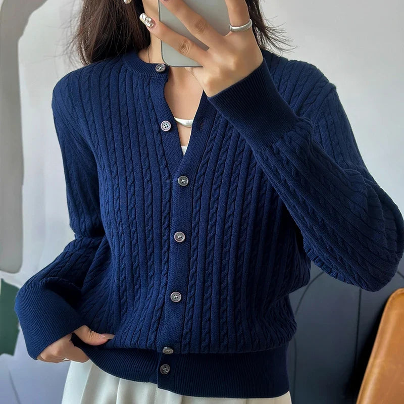 Elian Cable Knit Cardigan