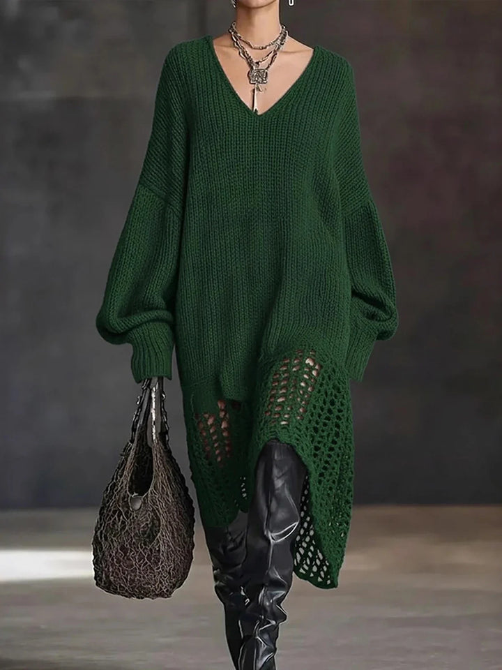 Lucinda Hollow Out Sweater Dress
