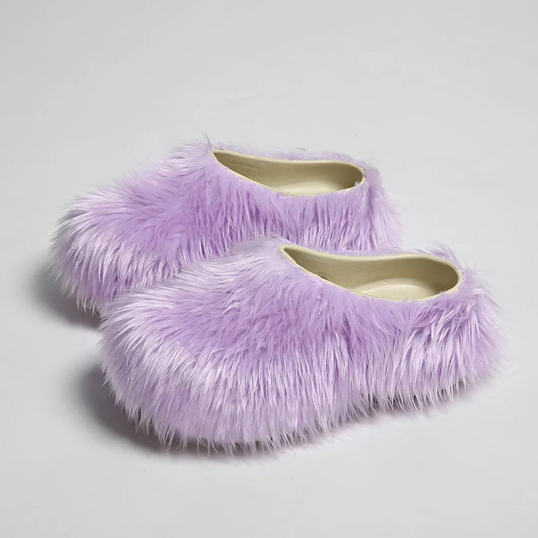 Hazel Faux Fur Slippers