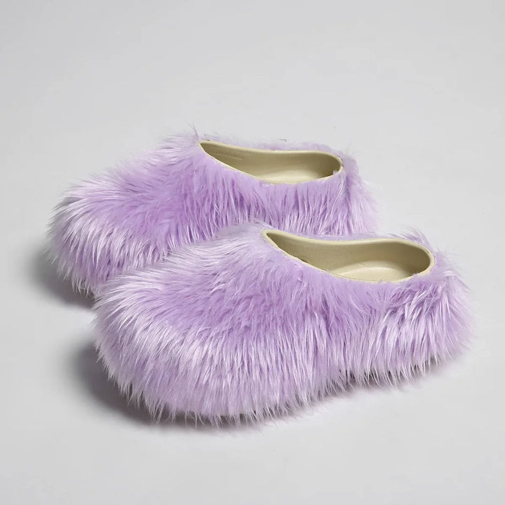 Hazel Faux Fur Slippers