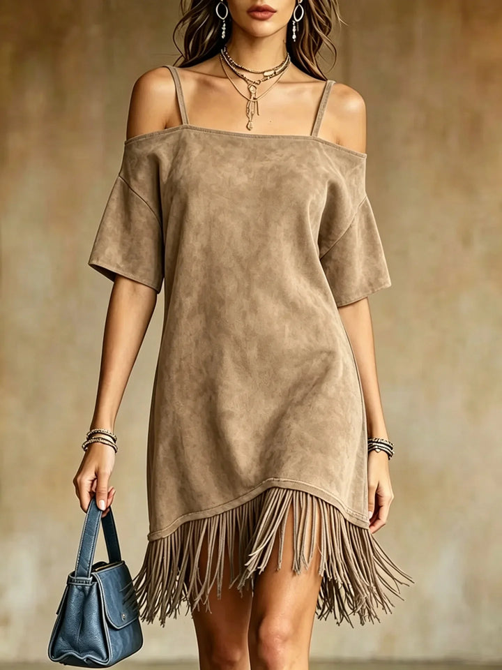 Marissa Fringe Mini Dress