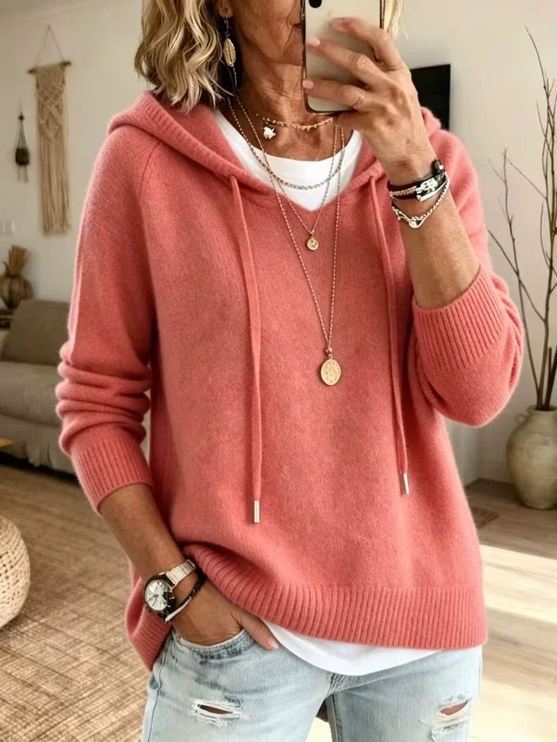 Frida Drawstring Hood Sweater