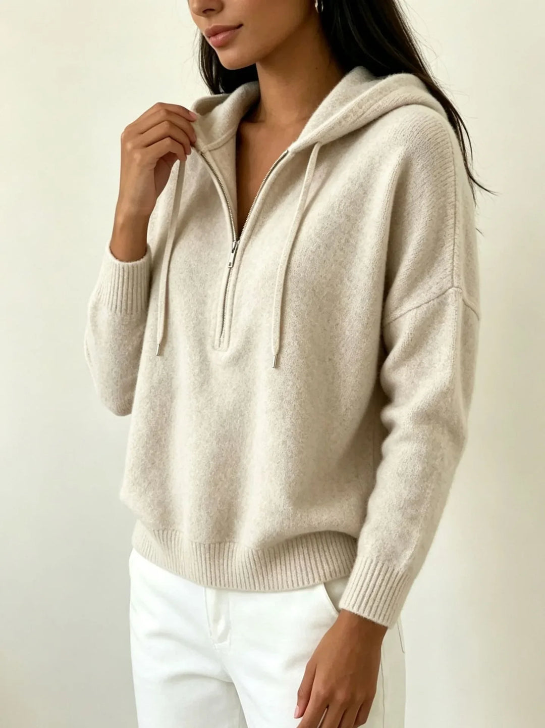 Sloane Ribbed Hood Sweater
