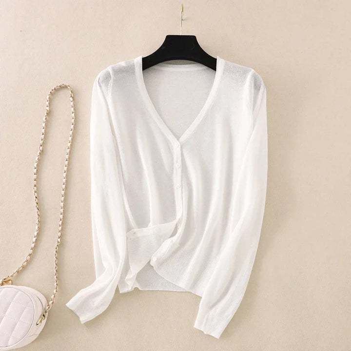 Nevaeh Ice Silk Cardigan