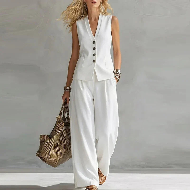 Solenne Tailored Vest Set