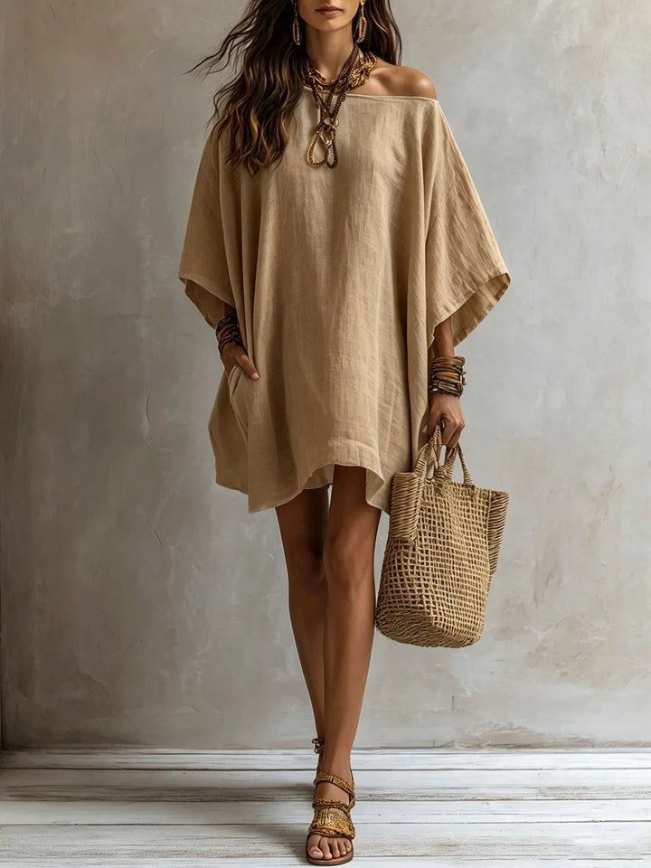 Isabelle Batwing Sleeve Mini Dress