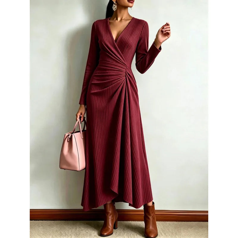 Amarande Wrap Waist Maxi Dress