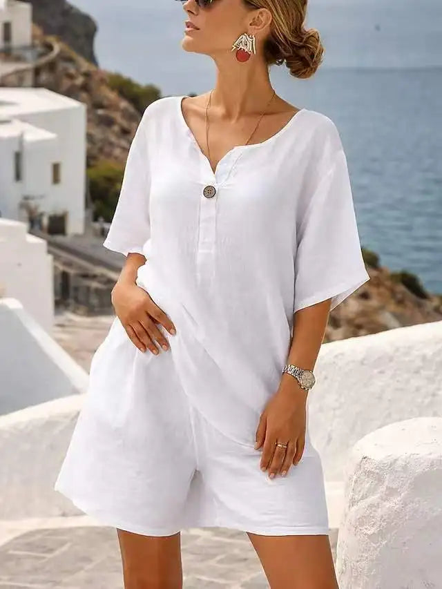 Ginevra Relaxed Vacay Shorts Set